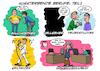 Cartoon: Aussterbende Berufe (small) by Chris Berger tagged job,beruf,arbeit,seiltänzer,bauchredner,hellseher,montagearbeiter,feuerspucker