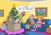 Cartoon: Geschenk (small) by Chris Berger tagged weihnachten,xmas,santa,klaus,geschenke