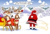 Cartoon: Pipi (small) by Chris Berger tagged glühwein,pinkeln,santa,rentiere