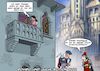 Cartoon: Romeo und Julia Update (small) by Chris Berger tagged romeo,julia,dick,pic,pandemie,mundschutz,nasenschutz,shakespear,balkonszene
