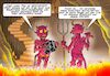 Cartoon: Satanische Verse (small) by Chris Berger tagged satan,satanische,botschaften,black,heavy,metal,satansjünger,lp,vinyl,gabalier,fischer,schlager