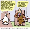 Cartoon: Erlösung (small) by Karsten Schley tagged weihnachten,essen,ernährung,kochen,ärzte,psychologen,patienten,psychologie,tiere,gänse,religion