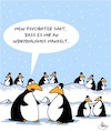 Cartoon: Individualismus (small) by Karsten Schley tagged individualismus,psychiater,gesellschaft,politik,soziales,leben,tiere,pinguine