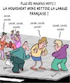 Cartoon: Nettoie la langue ! (small) by Karsten Schley tagged langue,culture,tradition,politique,woke,reeducation,medias,societe
