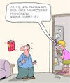 Cartoon: Nicht normal... (small) by Karsten Schley tagged paranormalität,bücher,physik,gespenster,esoterik,aberglaube,wissenschaft,gesellschaft