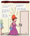 Cartoon: Nie wieder!! (small) by Karsten Schley tagged medusa,mythen,legenden,griechenland,geschichte,antike,filme,tiere,schlangen