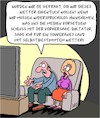 Cartoon: Nieder mit der Diktatur! (small) by Karsten Schley tagged wetter,wissenschaft,fernsehen,vorhersagen,zuschauer,klima,natur,umwelt,diktaturen,politik