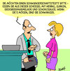 Cartoon: Schwanger (small) by Karsten Schley tagged frauen,gesellschaft,schwangerschaft,ernährung,deutschland,essen,medizin,gesundheit,ärzte