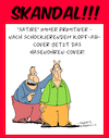 Cartoon: SKANDAL!!! (small) by Karsten Schley tagged medien,presse,satire,skandale,pressefreiheit,leser,proteste,gesellschaft,deutschland