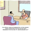 Cartoon: SO senkt man Kosten! (small) by Karsten Schley tagged wirtschaft,business,budget,geld,jobs,arbeit,arbeitgeber,arbeitnehmer,renten,betriebsrenten,kosten