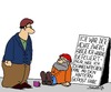 Cartoon: Zwerg (small) by Karsten Schley tagged arbeit,arbeitgeber,arbeitnehmer,entlassungen,wirtschaft,männer,frauen,belästigung,märchen,literatur,bücher