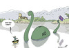 Cartoon: Loch Nope Monster (small) by rodrigo tagged scotland,uk,referendum,independence,eu,europe,no