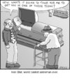Cartoon: Ivan (small) by noodles tagged death casket salesman old man funeral