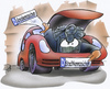 Cartoon: alte Autokennzeichen (small) by HSB-Cartoon tagged auto,strasse,straße,kennzeichen,nummerschild,stadt,kreis,politik,motor,airbrush,hsb
