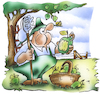Cartoon: Apfelernte (small) by HSB-Cartoon tagged apfel,apfelbau,apfelsorte,obst,obstbaum,obstwiese,obsternte,apfelpflücken,pflücken,elstar,boskop,braeburn,rosenapfel,herbstapfel,herbstzeit,obstbauer