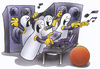 Cartoon: bowling party (small) by HSB-Cartoon tagged bowling,kegel,party,fete,bowlingparty,kegelparty,music,musik,cd,lp,hsb,cartoon,caricature,karikatur,airbrush