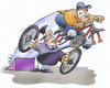 Cartoon: Funbike race (small) by HSB-Cartoon tagged funsport,sport,bike,biker,bycicle,ciclepath,drive,politic,cartoon,caricature,airbrush