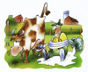 Cartoon: Milchpreise (small) by HSB-Cartoon tagged milch,milchbauer,bauer,landwirt,landwirtschaft,milchkontingent,milchquote,milchlieferung,milchproduzent,kuh,kuhwiese,milchkanne,melkschemmel,kuhbauer,karikatur,karikaturist,agrar,milchpreise,milchsubvention,milchembargo,milchmarkt,milchhandel,lebensmittel
