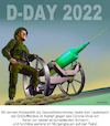 Cartoon: D-DAY (small) by Cartoonfix tagged karl,lauterbach,gesundheitsminister,omikroncorona,pandemie