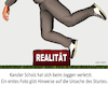 Cartoon: Der Sturz (small) by Cartoonfix tagged olaf,scholz,sturz,beim,sport