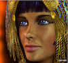 Cartoon: Liz Taylor als Cleopatra (small) by Cartoonfix tagged liz,taylor,cleopatra,hollywood,film
