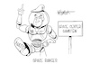 Cartoon: Space Ranger (small) by Mirco Tomicek tagged space,center,ramstein,rheinland,pfalz,weltraum,weltall,all,nato,aufrüstung,verteidigung,raumfahrt,satellite,deutschland,ranger,raumfahrer,gefahr,bedrohung,bedrohungen,toy,story,pixar,cartoon,karikatur,pressekarikaturen,mirco,tomicek