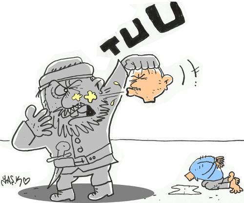 Cartoon: honor (medium) by yasar kemal turan tagged honor