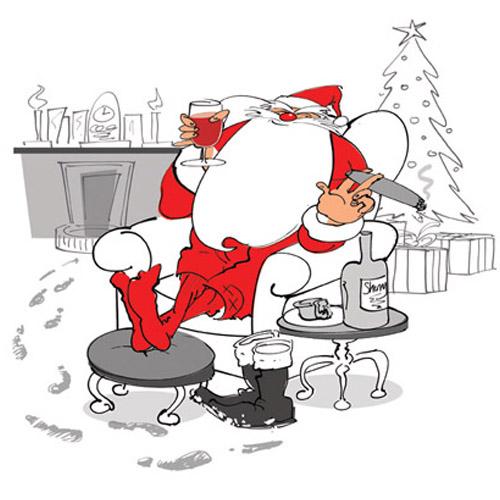 Father Christmas Cartoon | New Calendar Template Site