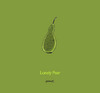 Cartoon: Lonely Pear (small) by helmutk tagged food