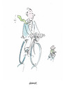 Cartoon: May Cycle (small) by helmutk tagged life