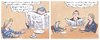 Cartoon: sozialer dialog (small) by woessner tagged sozialer,dialog,eltern,kinder,frage,interesse,internet,pc,computer,google,wikipedia,recherche,patzig,unfreundlich,unsozial,arbeit,gewerkschaft,eu,europa,arbeitgeber,industrie