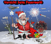 Cartoon: Weihnachten (small) by Back tagged weihnachten,feuerwerk,sicherheit,neujahr,xmas,christmas