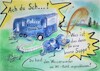 Cartoon: Toilettenwagen für die Polizei (small) by TomPauLeser tagged toilettenwagen,nrwpolizei,polizei,demo,demonstration,bedürfnis,toilette,wald