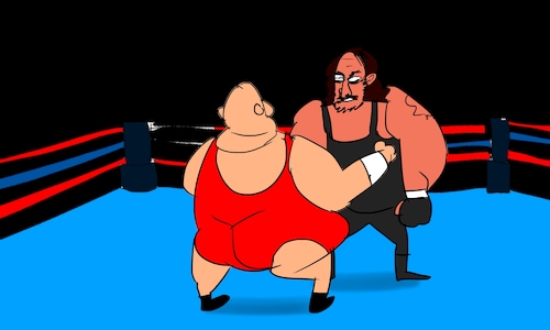 Cartoon: UNDERTAKER ANIMATIC (medium) by sal tagged cartoon,undertaker,wrestling