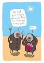 Cartoon: Ohne 16 Worte (small) by F L O tagged schnee,wüste,duden,wörterbuch,arktis,antarktis