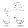 Cartoon: Quack (small) by F L O tagged quack,duck,communication