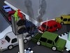 Cartoon: valentine day (small) by yaserabohamed tagged valentine,kissing,traffic,light,car,accident