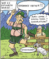 Cartoon: 1vobobild008 (small) by VoBo tagged alpen,schuh,schuhplattle,scharf,bauer,bayern,tanzen
