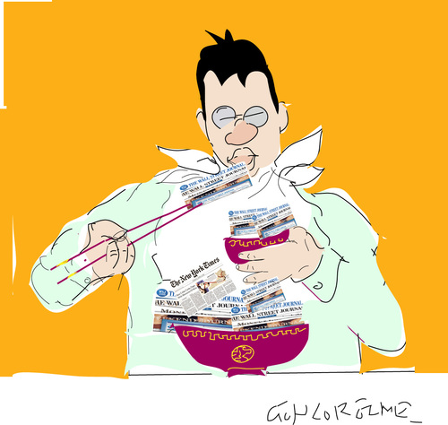 Cartoon: Hacking sans Frontier (medium) by gungor tagged usa