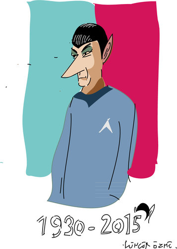 Cartoon: Mr Spock (medium) by gungor tagged usa