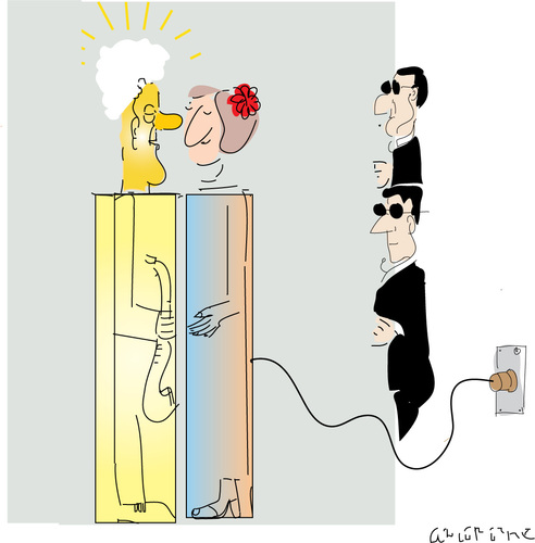 Cartoon: The Energizer (medium) by gungor tagged usa