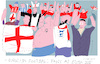 Cartoon: English football fans EURO  2920 (small) by gungor tagged english,fans,at,euro,2020