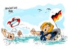 Cartoon: Angela Merkel-Chipre-rescate (small) by Dragan tagged alemania,bundestag,chipre,eurogrupo,angela,merkel,rescate,politics,cartoon