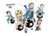 Cartoon: Mariano Rajoy-los barones (small) by Dragan tagged mariano,rajoy,spain,partido,popular,madrid,los,barones,münchhausen,politics,cartoon