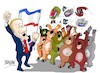 Cartoon: Vladimir Putin-Crimea (small) by Dragan tagged vladimir,putin,crimea