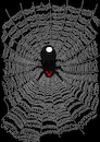Cartoon: Spider Lace... (small) by berk-olgun tagged spider,lace