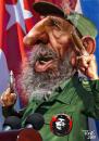 Cartoon: Fidel Castro (small) by Tonio tagged fidel castro cuba revolution chairman communist che guevara havana cigar portrait caricature karikatur