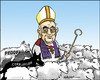 Cartoon: Pope Francis I Franciskus I (small) by jeander tagged pope franciskus pedofil corruptions scandal katholic church