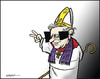 Cartoon: The pope (small) by jeander tagged benedict xvi pope