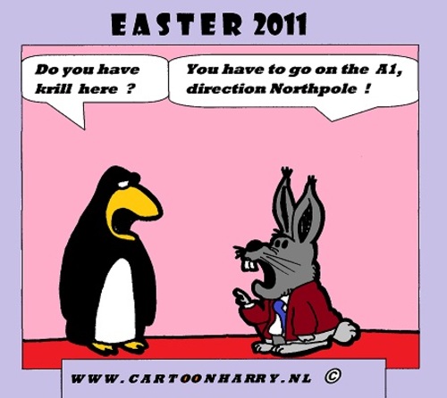 easter bunny cartoon drawing. Cartoon: Easter 2011 (medium)